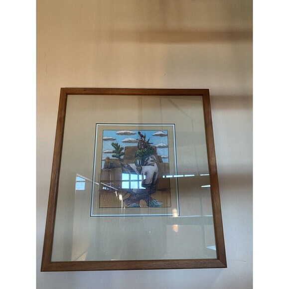 Larry Fodor TSITOTO Hand colored lithograph on paper Hand Signed 67/150 - Picture 1 of 16